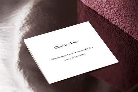 Dior Thank You Card 